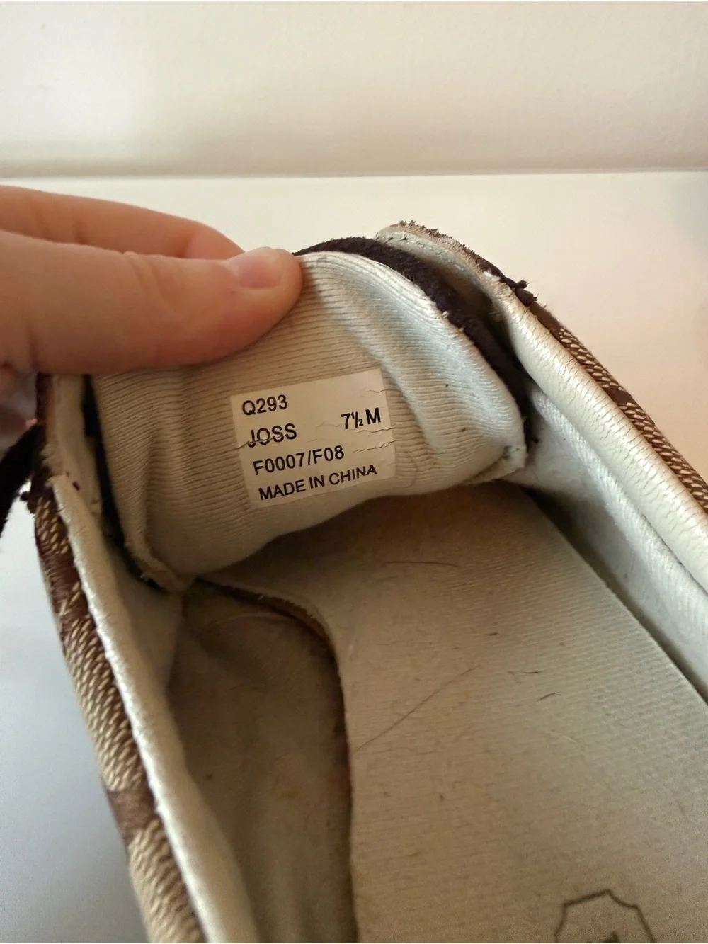 Coach Womens Brown Signature Logo Sneakers with Stripe